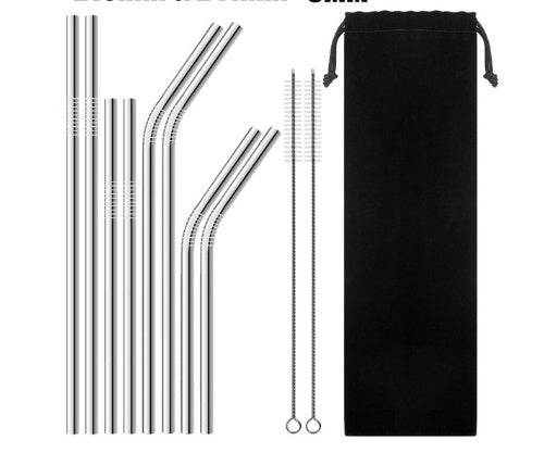 Colorful Reusable Stainless Steel Straws
