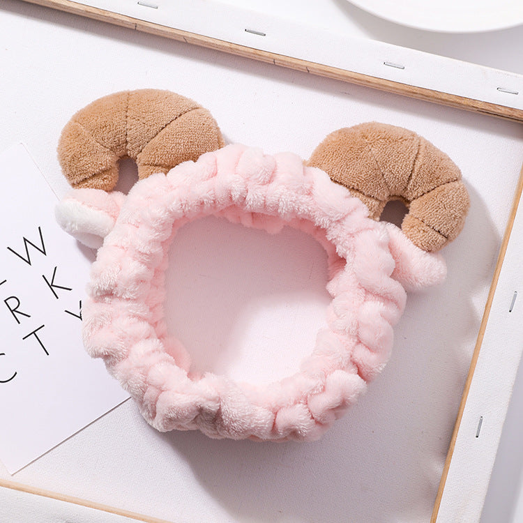 Plush Horns Spa Headband