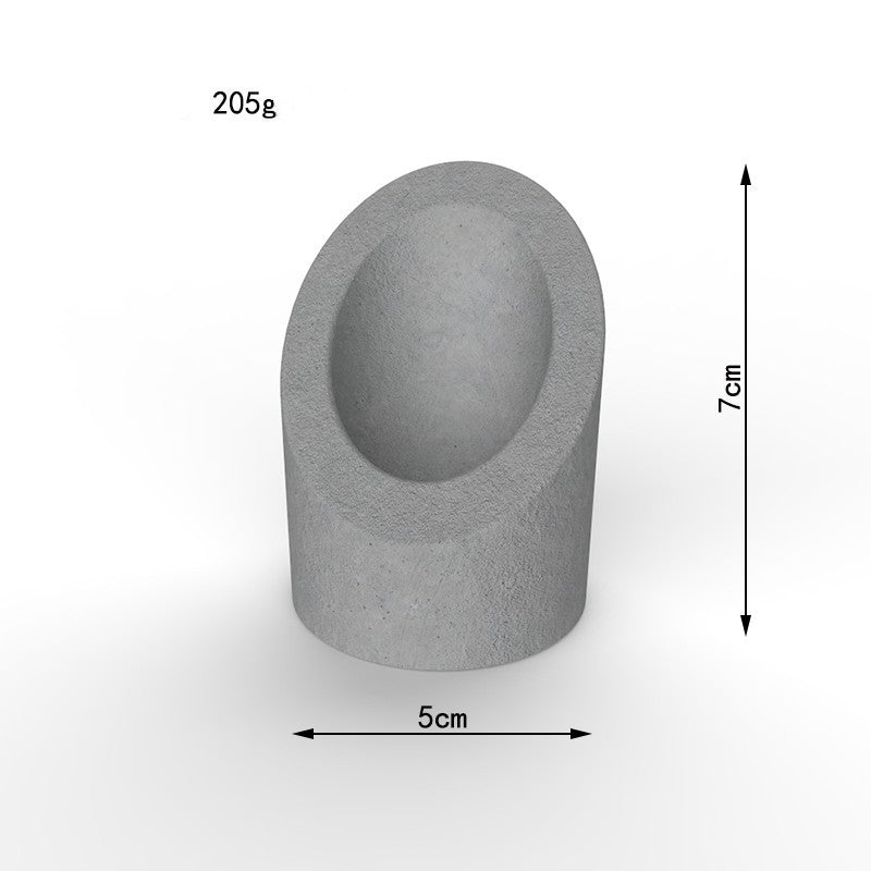 Creative Round Cup Candle Silicone Mold Concrete Aromatherapy Plaster Cup