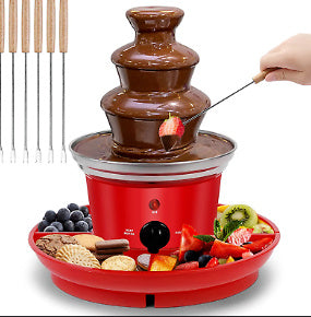 3-Tier Chocolate Fountain with Fruit Tray Base