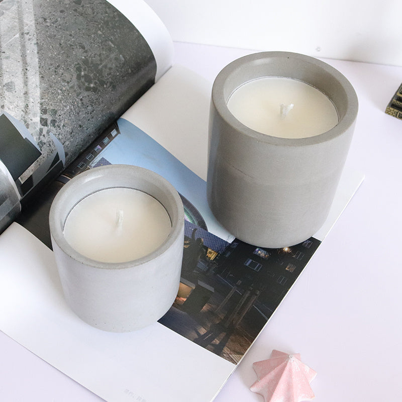 Creative Round Cup Candle Silicone Mold Concrete Aromatherapy Plaster Cup