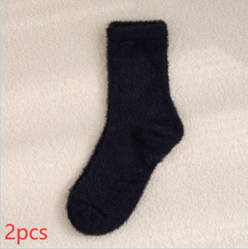 Mink Fur Socks For Women