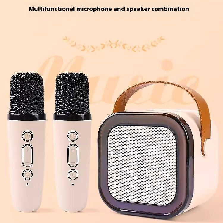 Wireless Bluetooth Audio Mini Microphone Singing And Singing All-in-one Machine Children's Family Ktv Suit