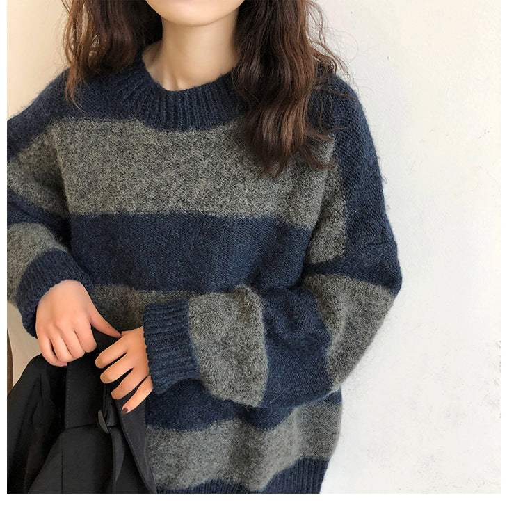 Oversize Women Sweater Plus Size Mid-length Elegant Sleeve