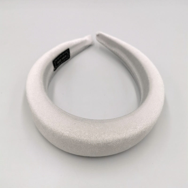 Gold Velvet Flannel Sponge Headband