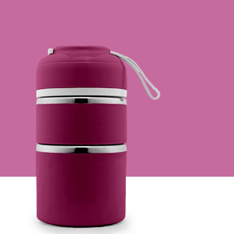 Portable Multi Tier Stainless Steel Lunch Box