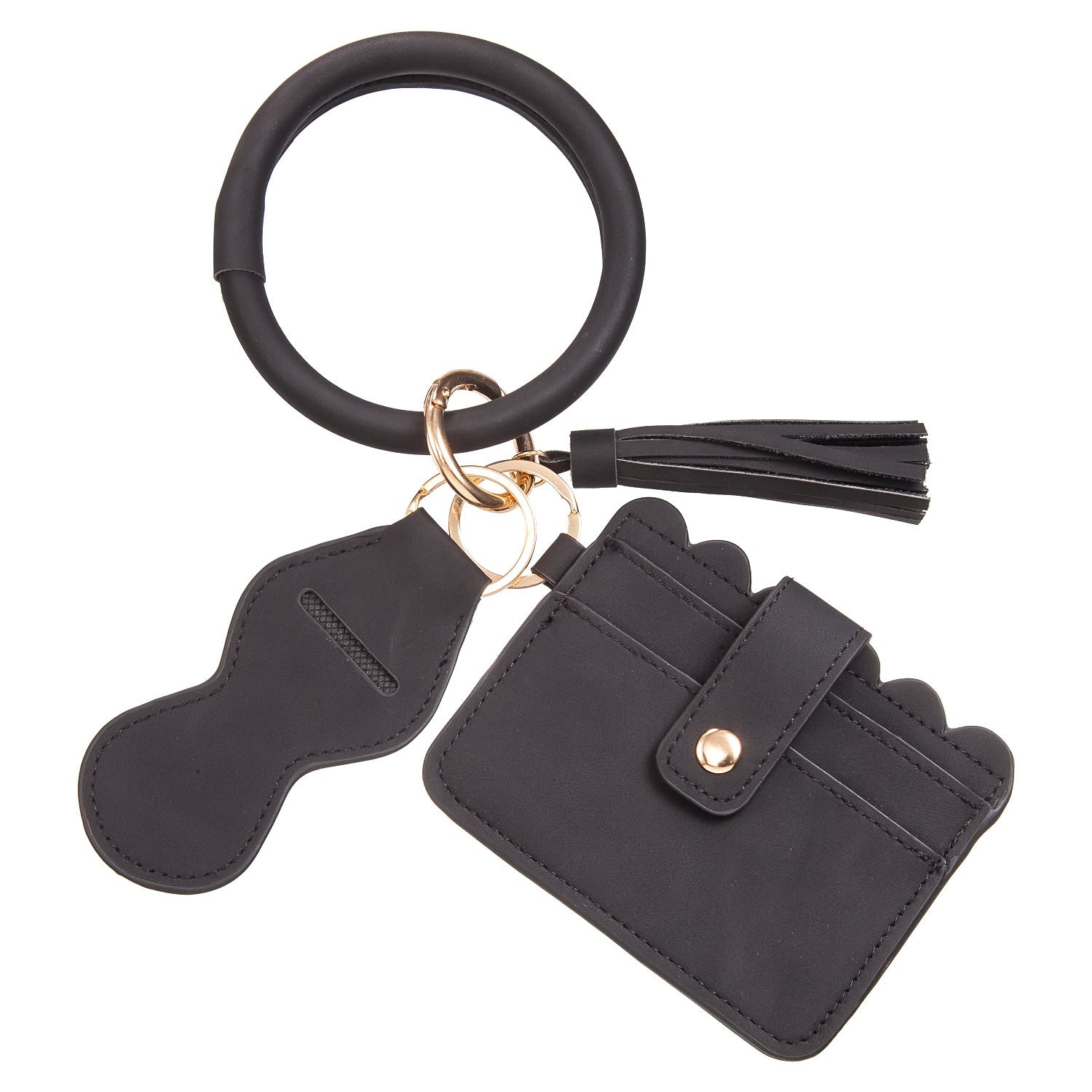 Wrist Keychain ID Card Holder