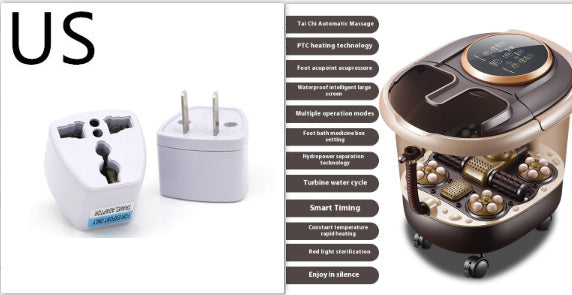 Fumigation Foot Bath Tub Automatic Massage Heating Foot Bath Barrel