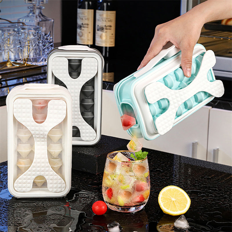 Portable Diamond-shape Ice Cube Maker Ice Tray