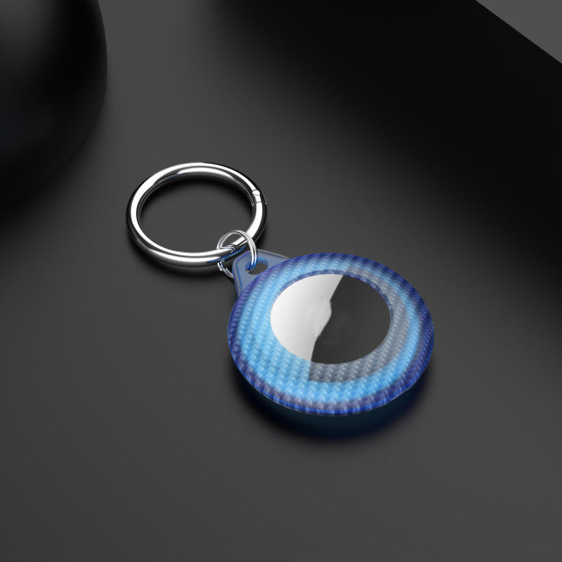 Suitable For Anti-lost Device Pp Carbon Fiber Pattern Keychain Frosted Ultra-thin Tracker Protective Cover