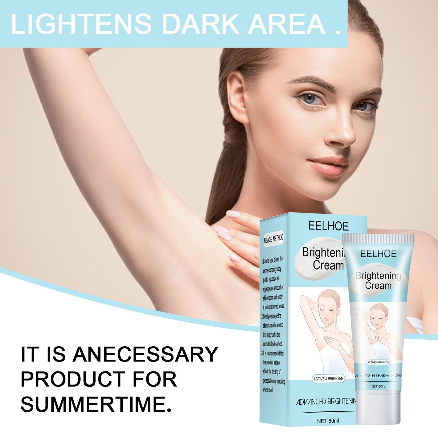 Underarm Moisturizing Brightening Beauty Cream