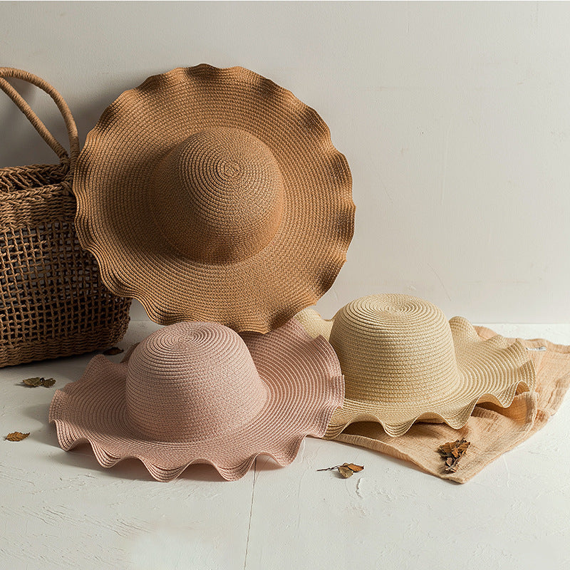 Foldable Fungus Edge Windproof Sunscreen Beach Hat