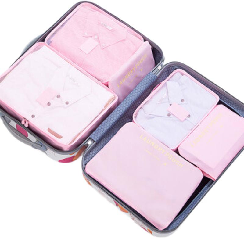 6pcs Travel Storage Compartment Set
