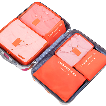 6pcs Travel Storage Compartment Set