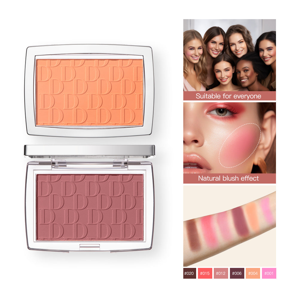 Natural Nude Makeup Matte Rouge Blush Cross-border Repair Blusher Plate