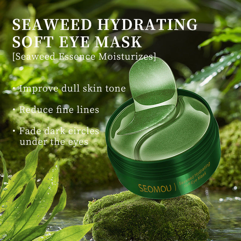 24K Moisturizing Seaweed Eye Mask for Dark Circles 60 Pieces