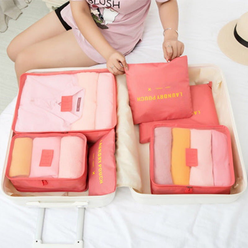 6pcs Travel Storage Compartment Set