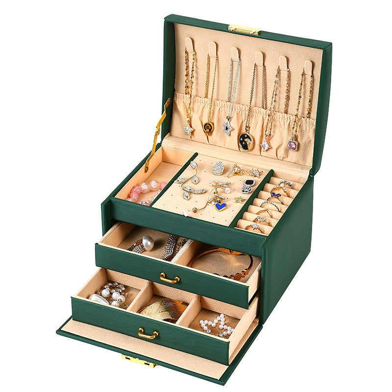 Travel Easy To Carry Dustproof Portable Jewelry Box