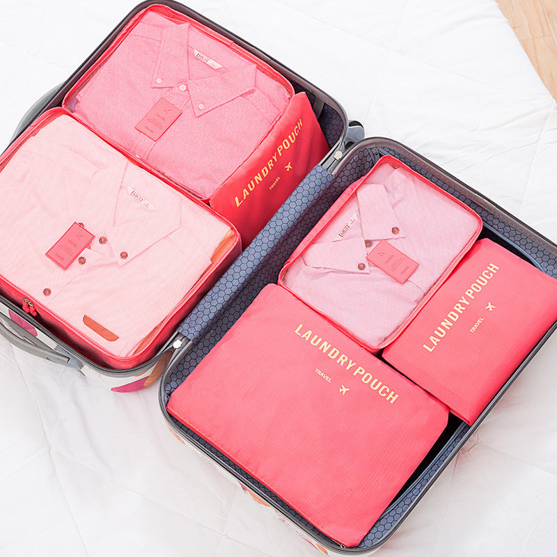 6pcs Travel Storage Compartment Set