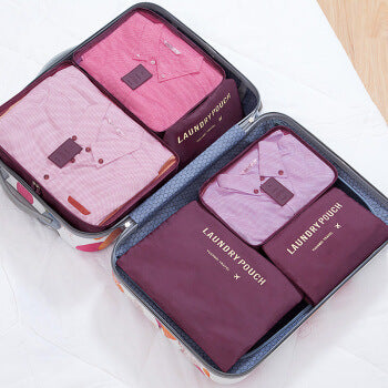 6pcs Travel Storage Compartment Set