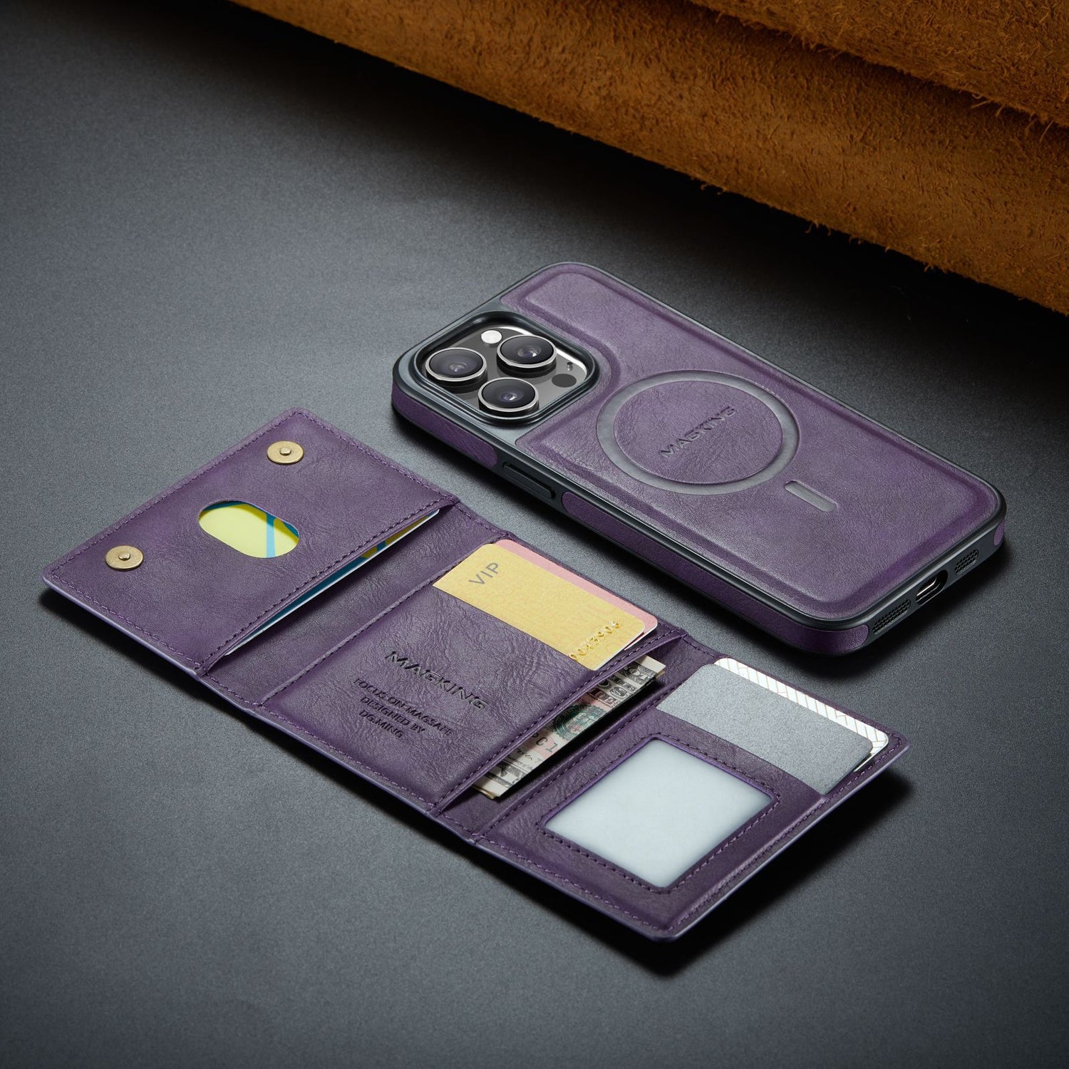 Multi-card Mobile Phone Case Card Wireless Charger