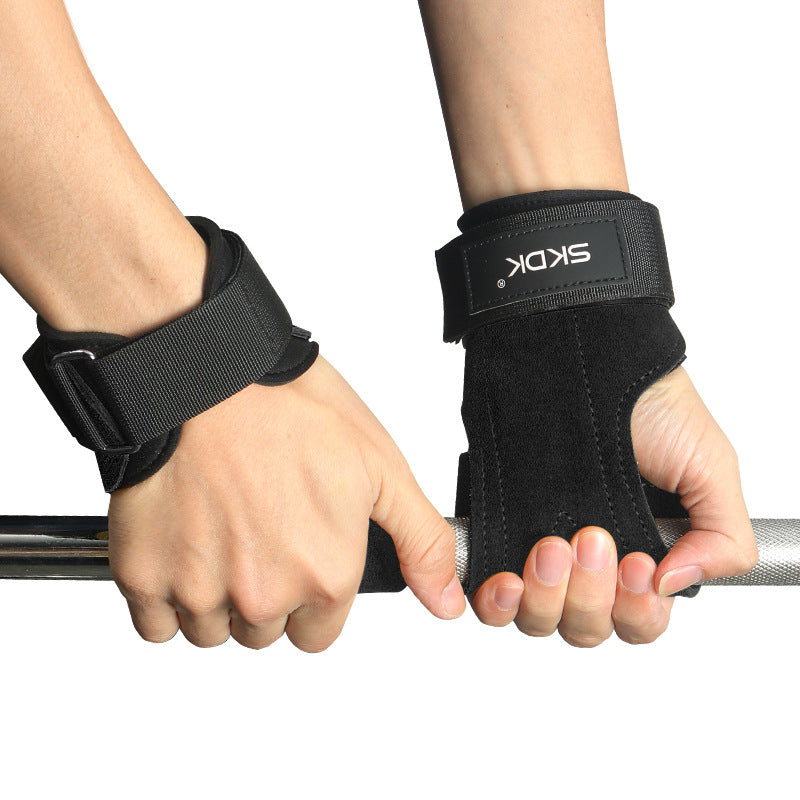 Weightlifting Palm Grip Sports Fitness Booster Gloves
