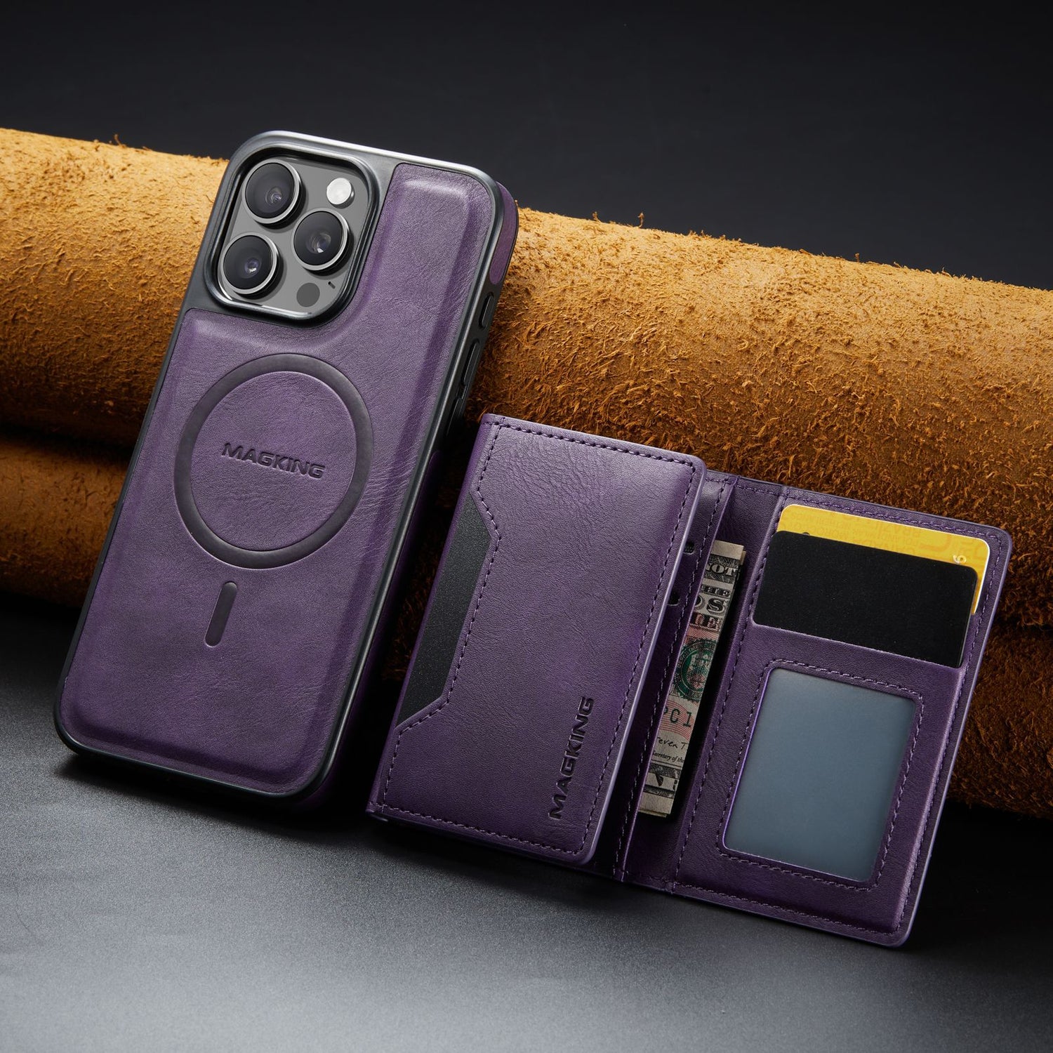 Multi-card Mobile Phone Case Card Wireless Charger