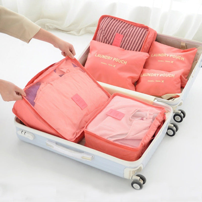 6pcs Travel Storage Compartment Set