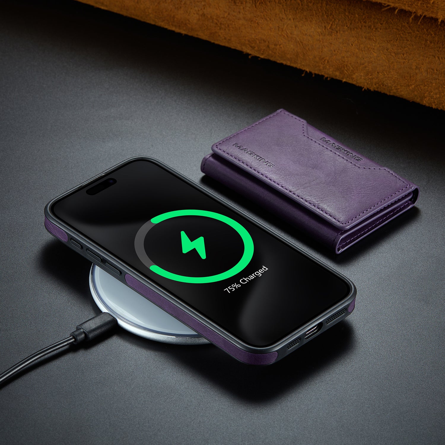 Multi-card Mobile Phone Case Card Wireless Charger