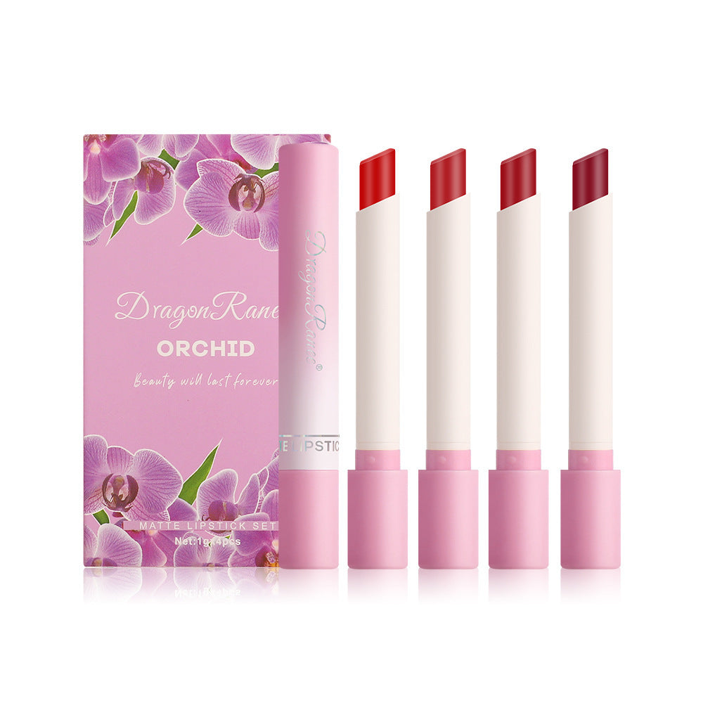 Cigarette Lipstick Box Matte Finish 4 Flowers Suit