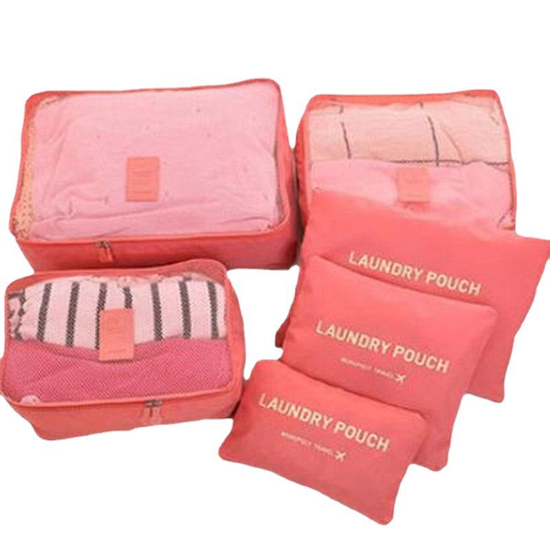 6pcs Travel Storage Compartment Set