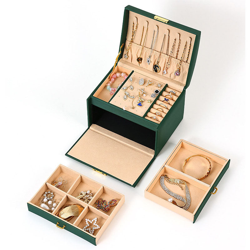 Travel Easy To Carry Dustproof Portable Jewelry Box