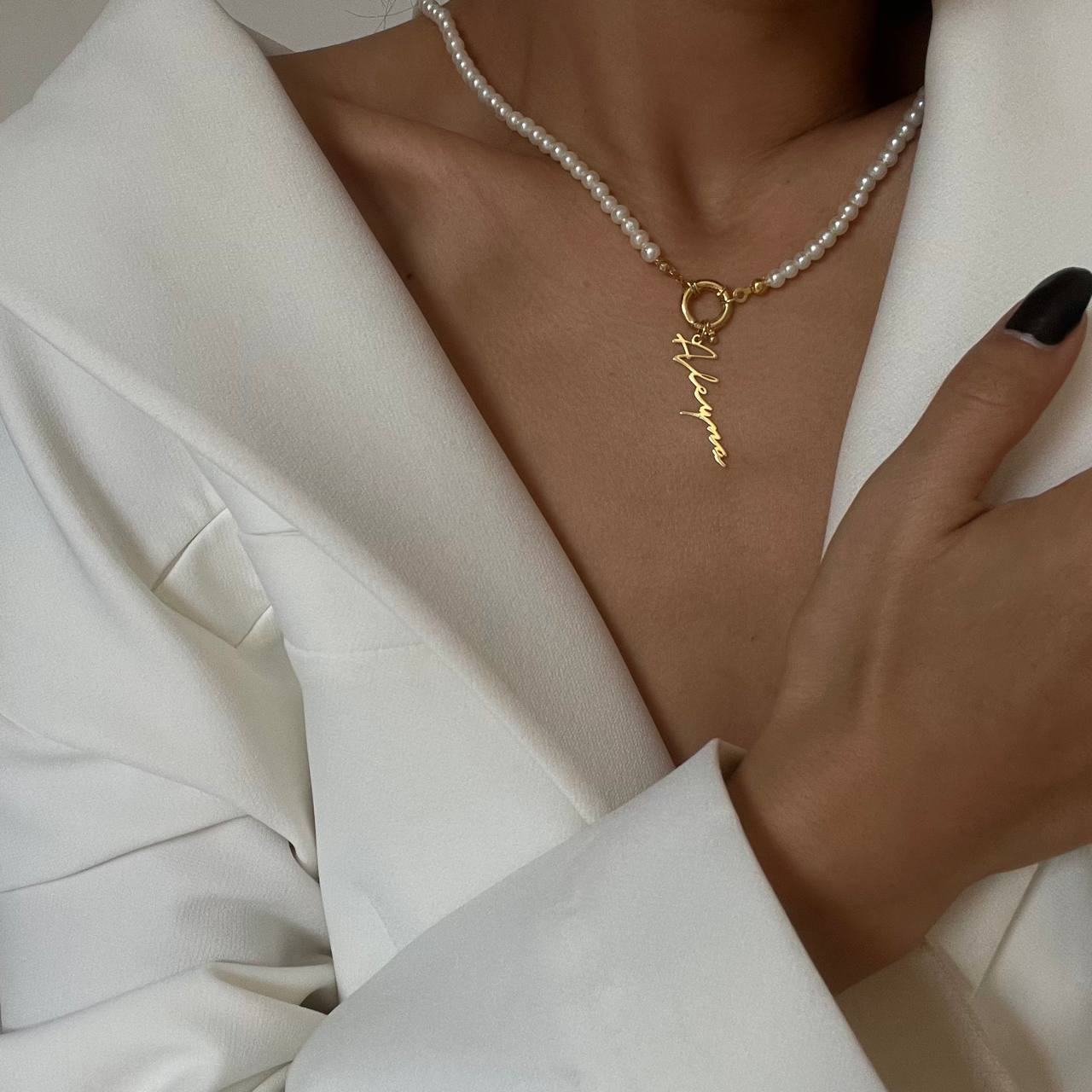 Pearl High Color Retention Electroplated Necklace