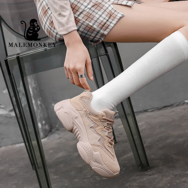 Sports And Leisure All-match Spring And Autumn Show Feet Small Spring Sneakers