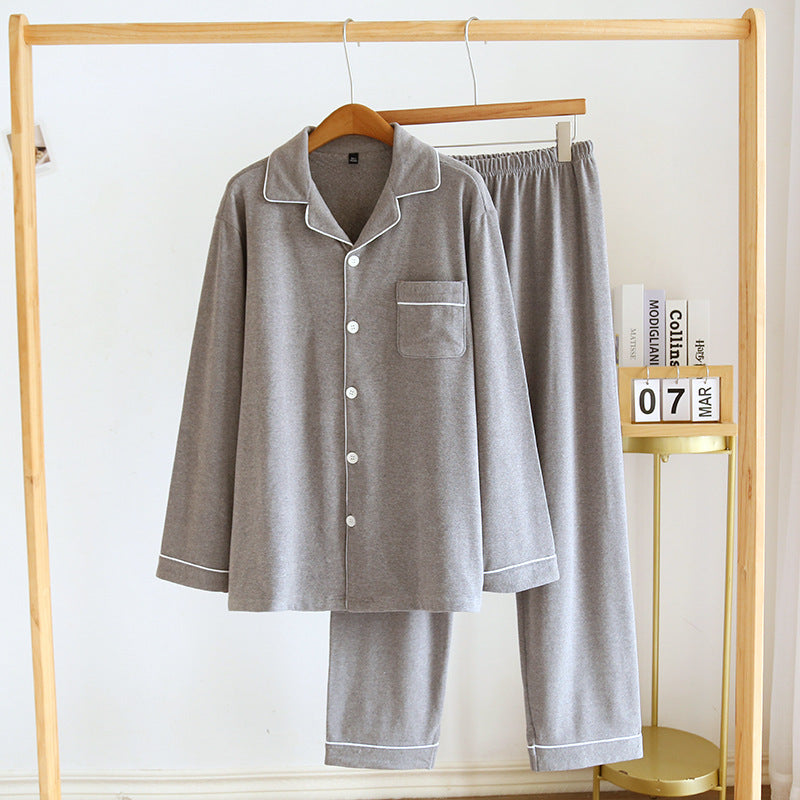 Button Down Pajama Sleepwear Pants Set