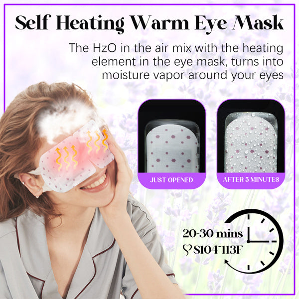10 Pack Lavender Heated Eye Mask