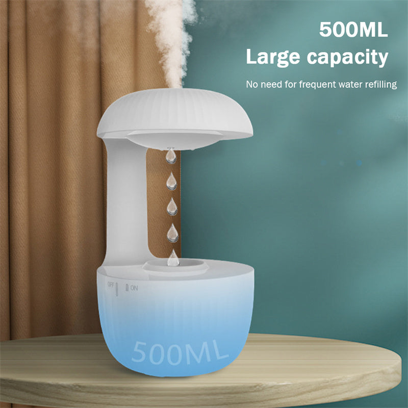 Anti-Gravity Silent Water Droplet Humidifier Cool Mist Maker Fogger