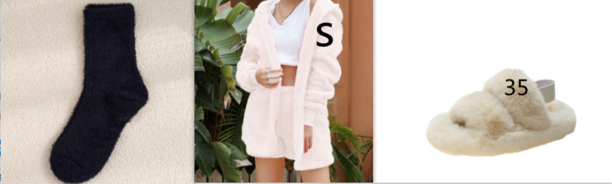 Mink Fur Socks For Women