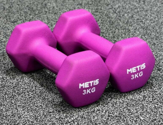 Color Coated Small Hexagonal Dumbbells