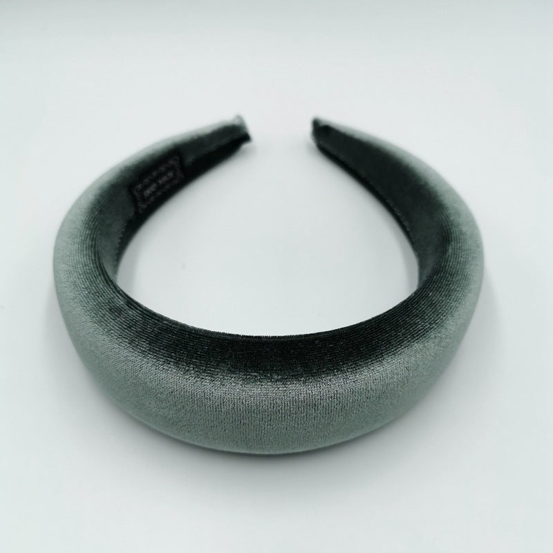 Gold Velvet Flannel Sponge Headband