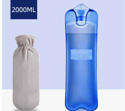 Silicone Hot Water Bottle Simple Hot Water Bottle Outdoor Dormitory Hand Warmer Warm Water Bag