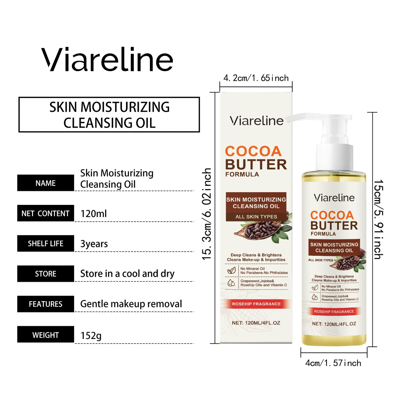 Facial Gentle Makeup Remover Oil