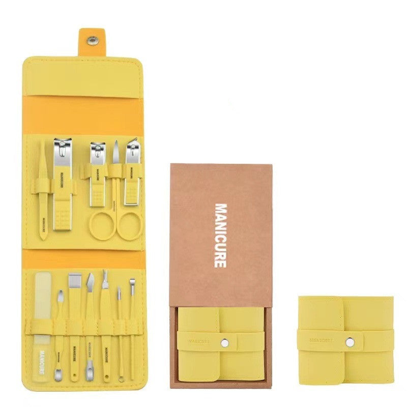 Nail Clippers Set Folding Bag Type Household Pedicure Ear Pick Manicure Tool