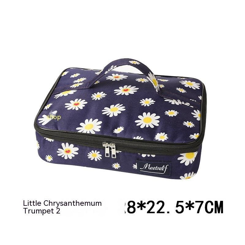 Flat Portable Lunch Bag Large