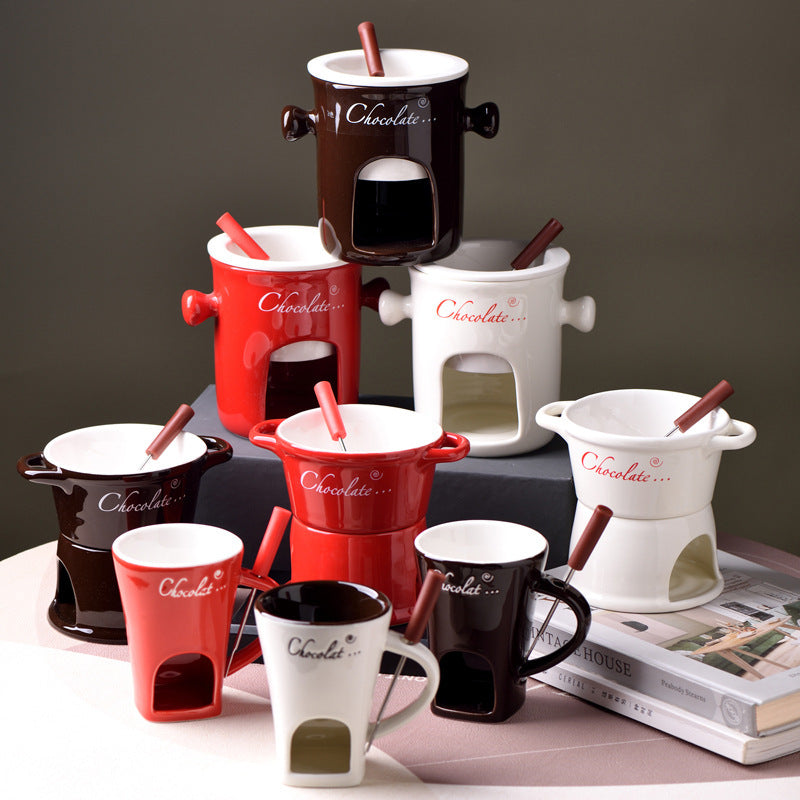 Sweet Heat Mini Chocolate Fondue Heating Cup