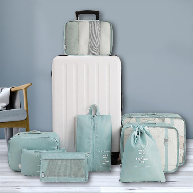 8-Piece Luggage Divider Travel Organizer