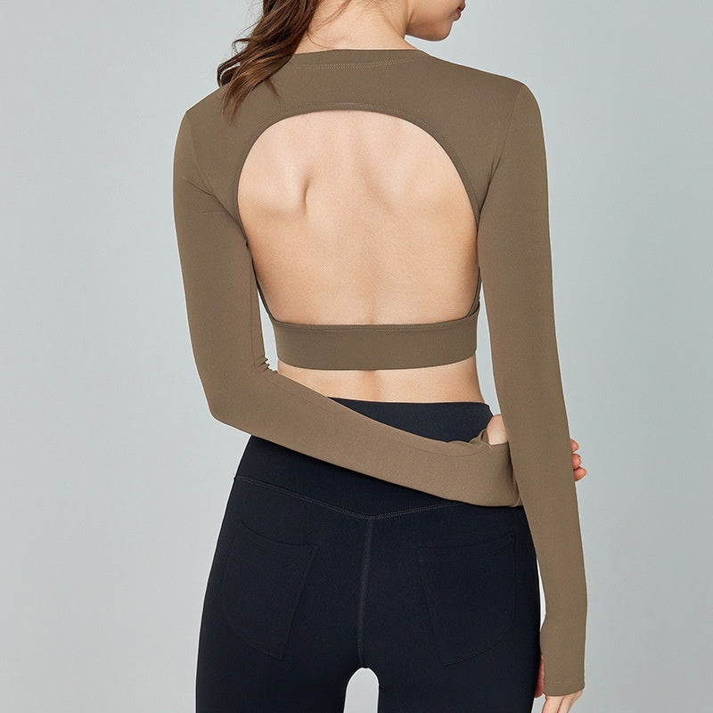 Semi-fixed Cup Running Fitness Skinny Exercise Top