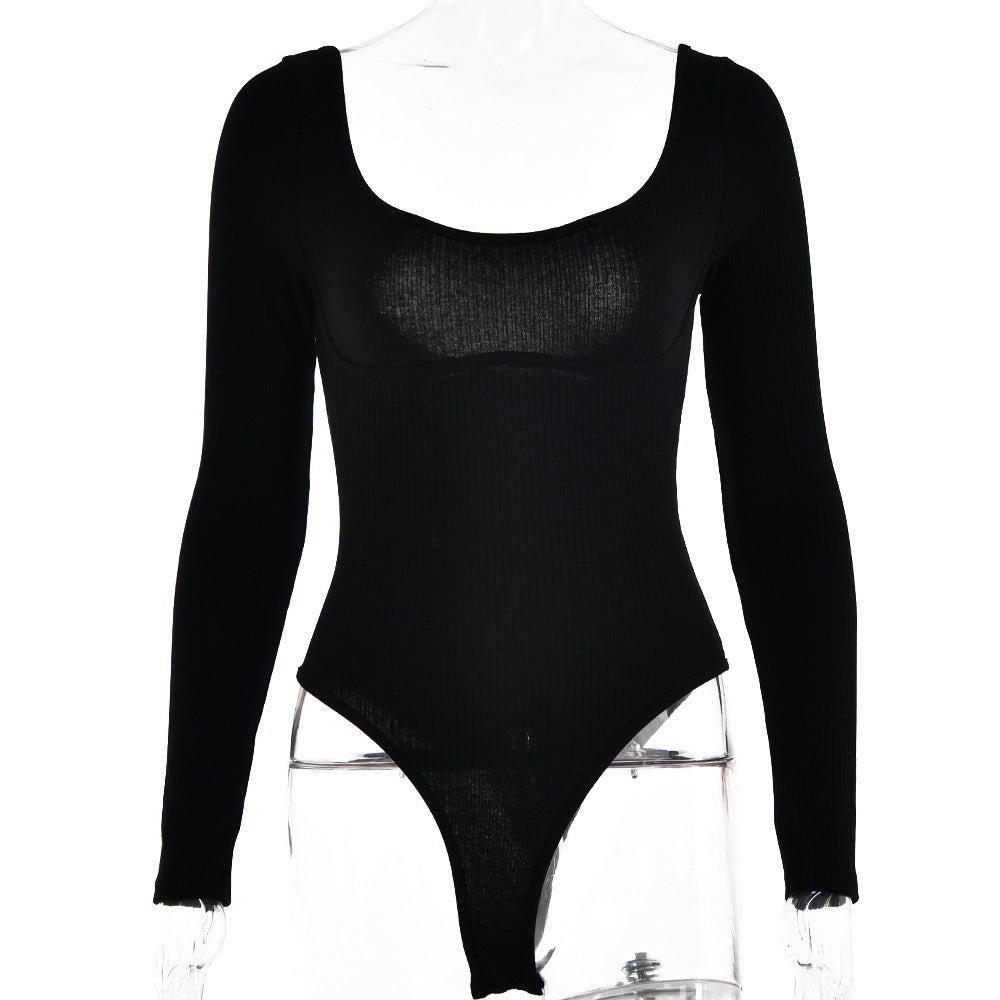 Cotton Base Shirt Fashion Leotard
