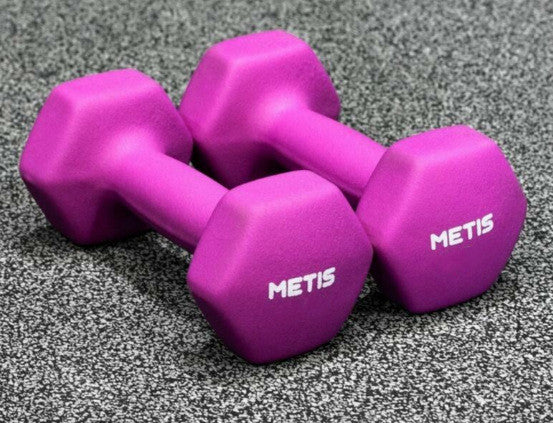 Color Coated Small Hexagonal Dumbbells
