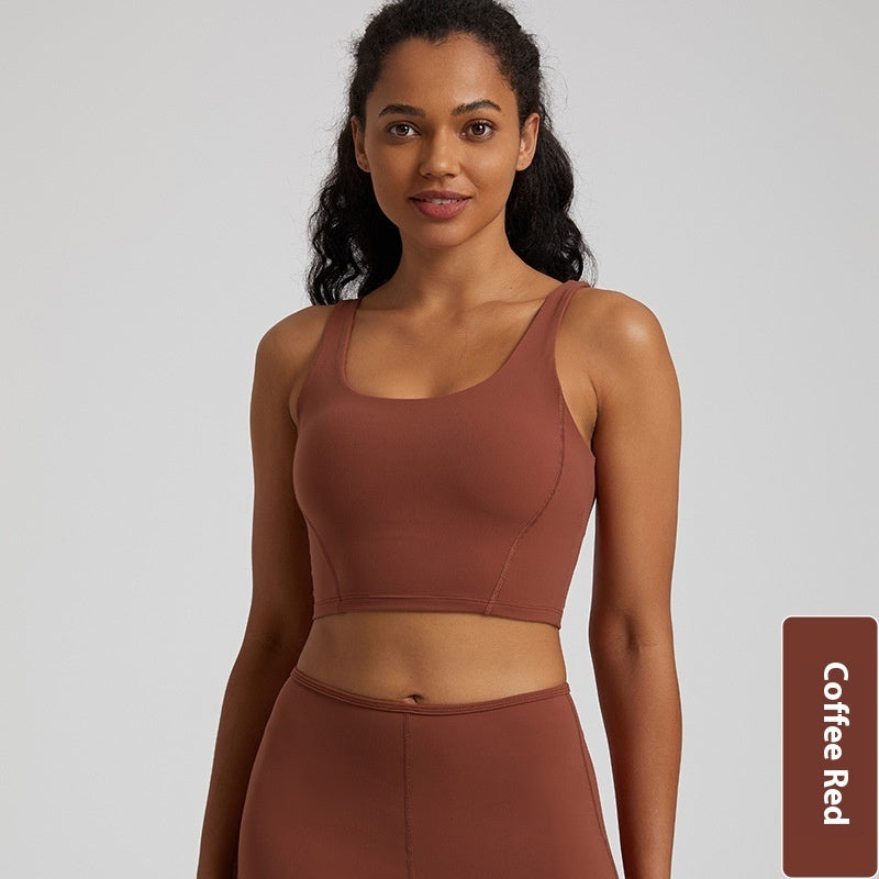 Sexy Beauty Back Sports Underwear Nude Feel Workout Bra